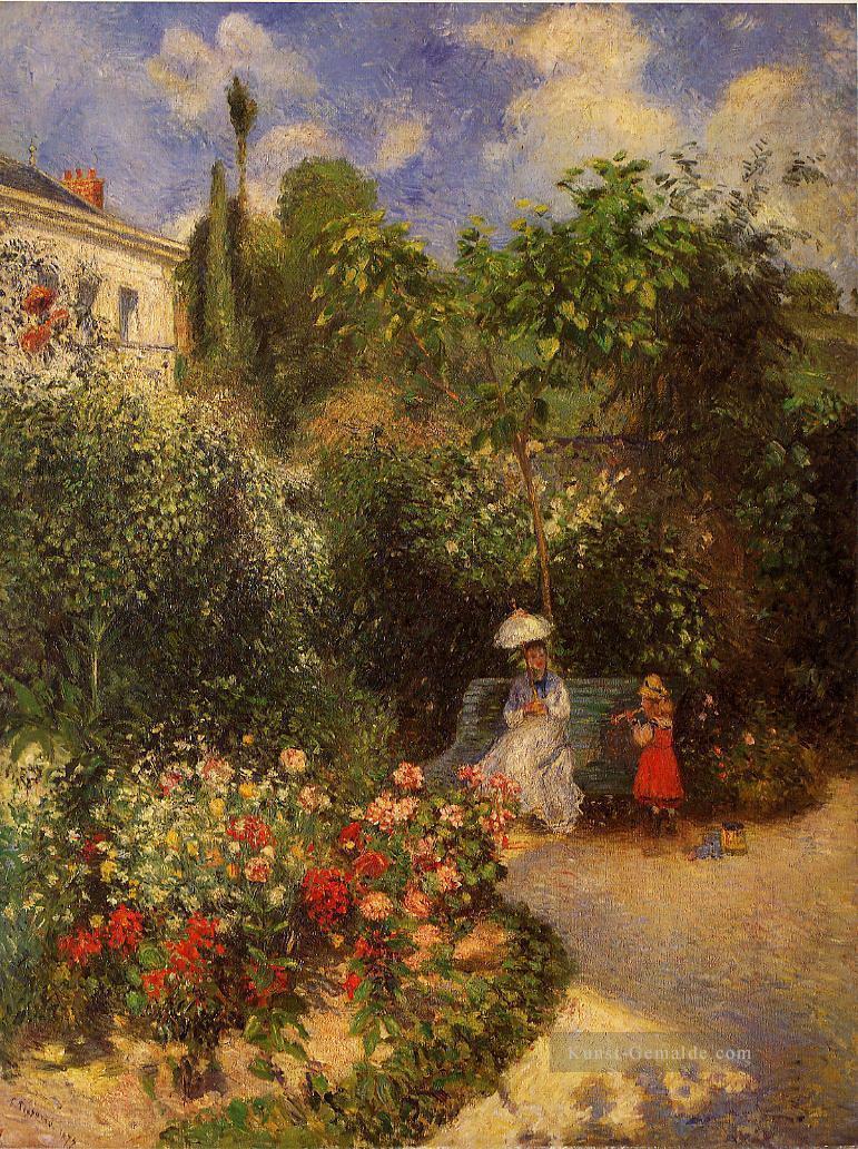 der Garten bei Pontoise 1877 Camille Pissarro Ölgemälde
